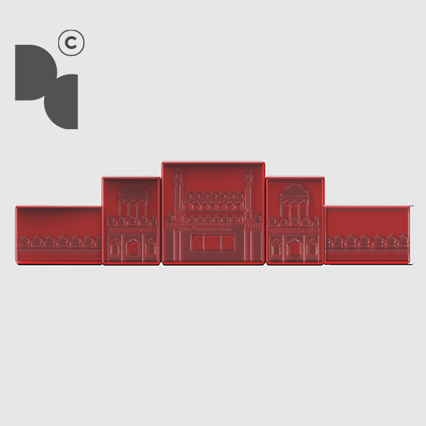 Red Fort Fridge magnet